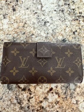 Louis Vuitton Brown Monogram Snap Continental Wallet
